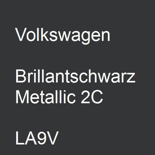 Volkswagen, Brillantschwarz Metallic 2C, LA9V.